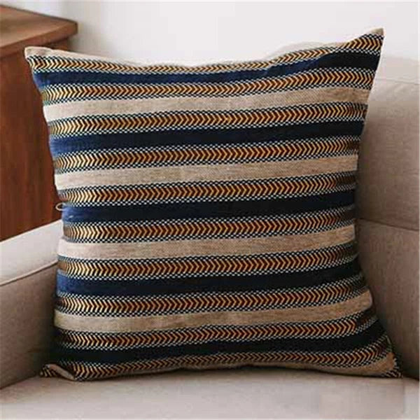 18x18" Chenille Fabric Vintage Throw Pillow Covers Sofa Bed Cushion Cover Case