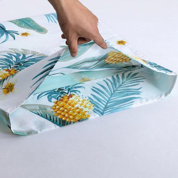 Boho Floral Theme Pillowcase Cover Home Sofa Cushion Cover Set of 2 Pillow Cases