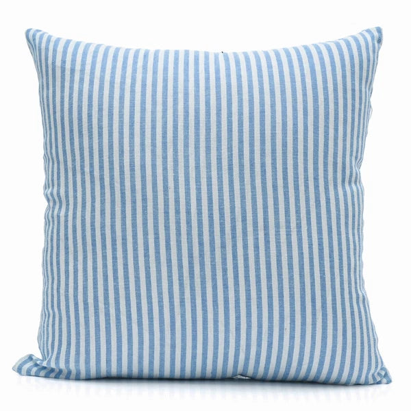 Cotton Cushion Covers Throw Pillow Cover Case Striped Home Sofa Decor-Set of 2