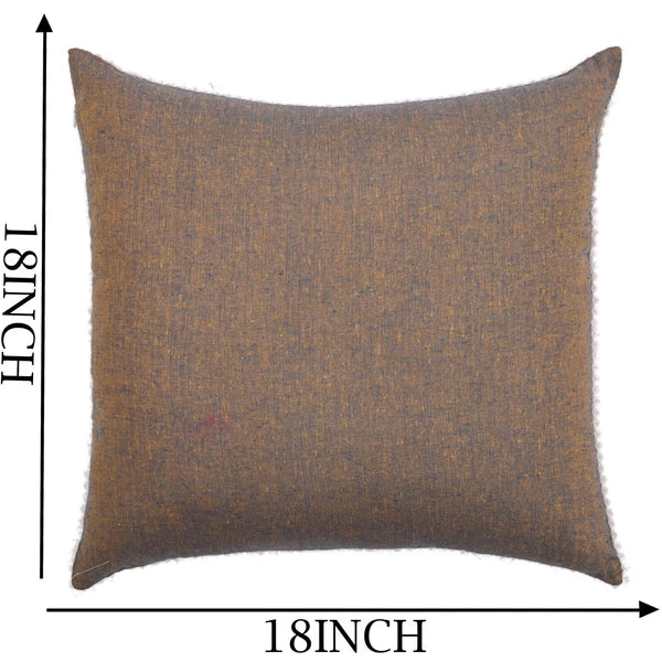 Cushion Covers Case Cotton Throw Pillow Cover Sofa Home Decor Solid with Lace-S5
