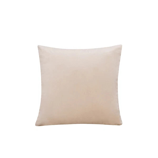 16" Solid Velvet Cushion Cover Candy Color Pillow Case For Sofa Car Home Decor
