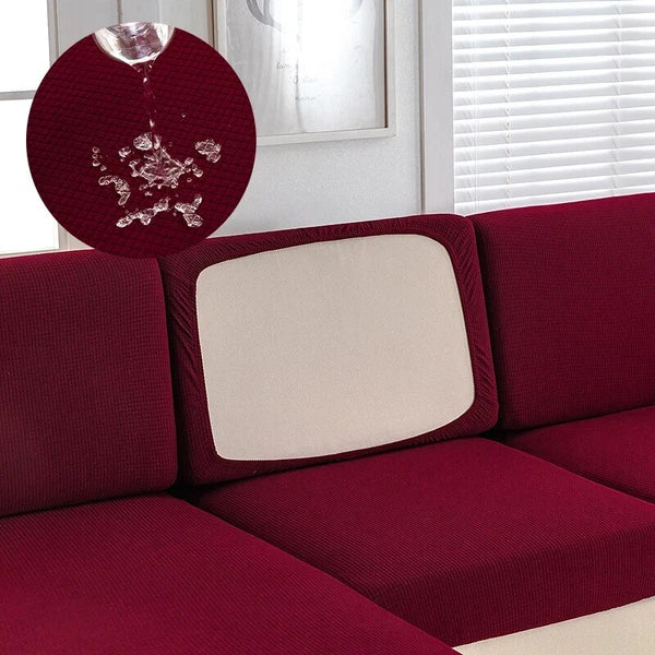 Waterproof Jacquard Sofa Cushion Cover Slipcover For Backrest Stretch Seat Cover