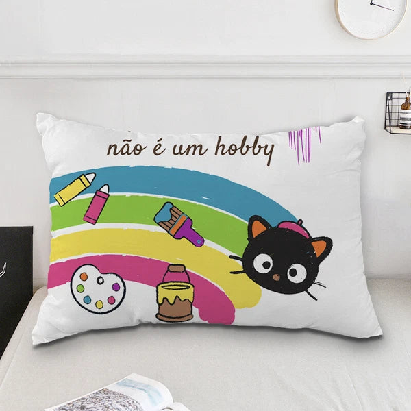 chococat fuzzy Pillowcase Pillow Sofa Decoration Cover Cushion pillowslip new