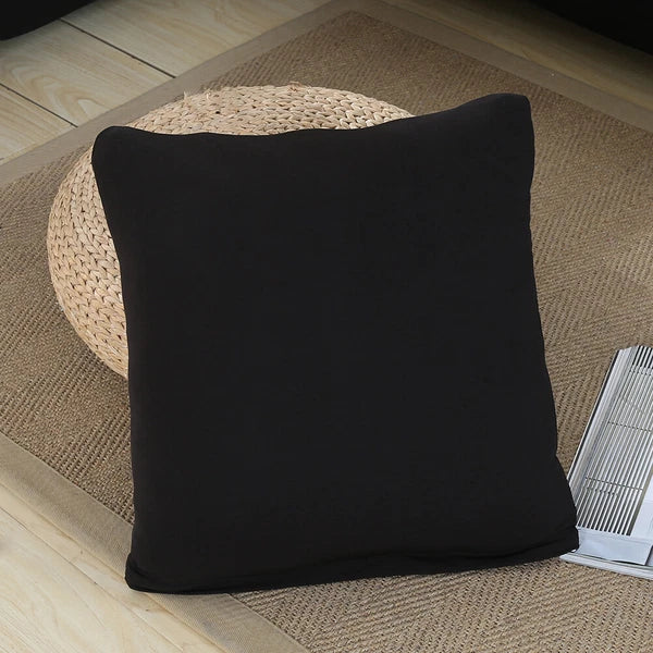 Armless Sofa Bed Cover Stretch Slipcover Solid Protector Spandex Plush Trim