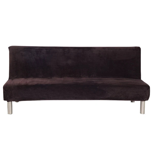 Armless Sofa Bed Cover Futon Full Size Thicker Plush Sofa Slipcover New