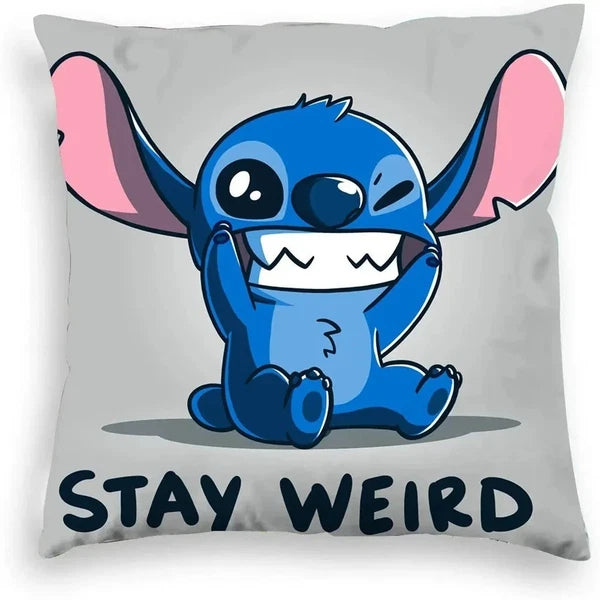 Disney Stitch Pillowcase – Anime Kawaii Double-Sided Print Pillow Cover for Kids