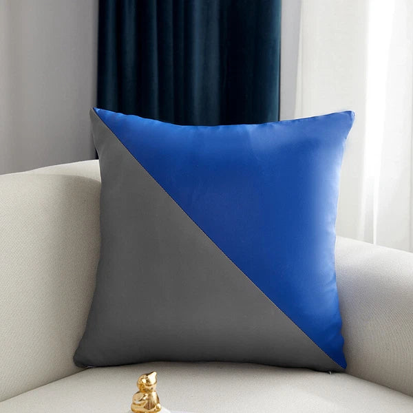 PU Leather Throw Pillow Case Decorative Cushion Cover Sofa Bed Home Decor