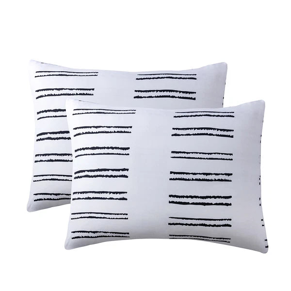 Boho Floral Theme Pillowcase Cover Home Sofa Cushion Cover Set of 2 Pillow Cases