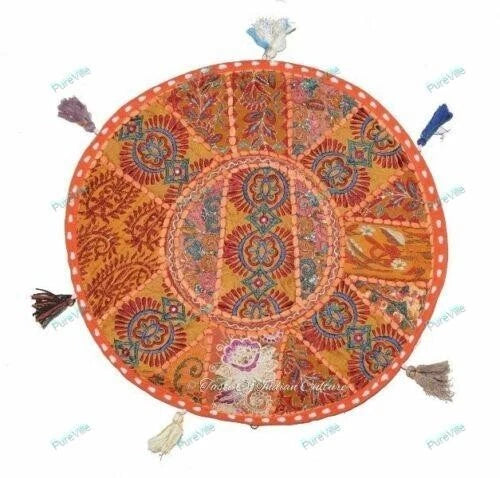 Decorative Home Decor Indian Boho Cushion Cover Patchwork Sofa Pillow Case