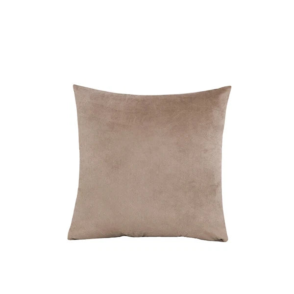 16" Solid Velvet Cushion Cover Candy Color Pillow Case For Sofa Car Home Decor
