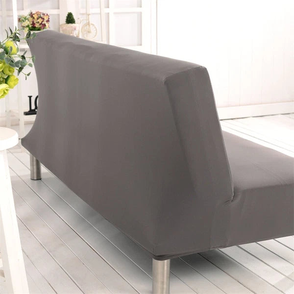 Armless Sofa Cover Stretch Slipcover Furniture Protector Slipcover + Pillowcase