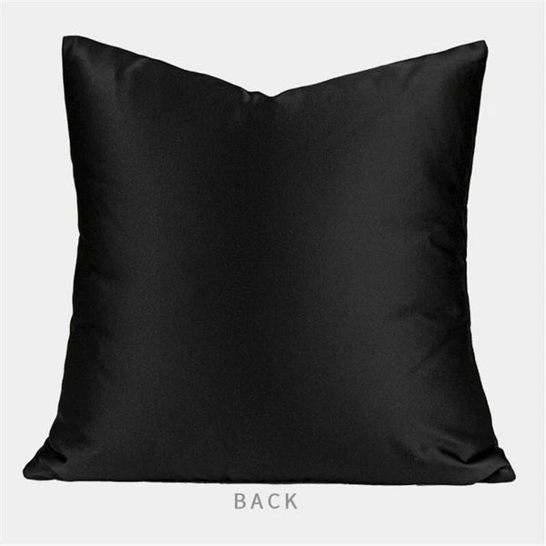 Luxury Vintage Jacquard Fabric Throw Pillow Covers Sofa Bed Cushion Covers Case