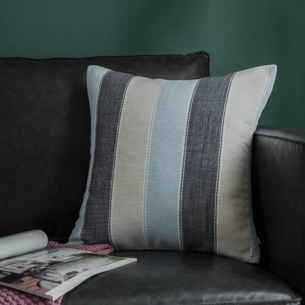 1pc Stripe Sofa Throw Cushion Cover Pillowcase Square Bed Pillow Case 45cm 60cm