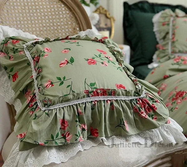Lace Decorative Pillowcase Bed Pillow Case Princess Cushion Cover Sofa Cushions