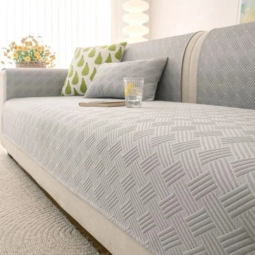 Ice Silk Sofa Seat Cover Nordic Style Universal Sofa Slipcovers for Living Room