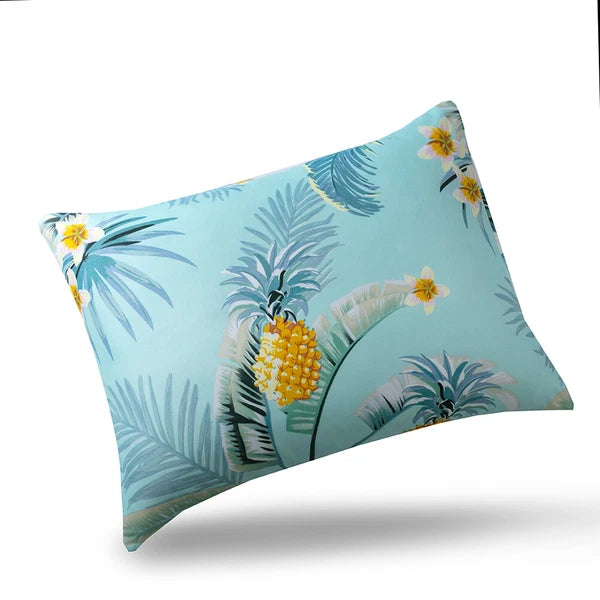 Boho Floral Theme Pillowcase Cover Home Sofa Cushion Cover Set of 2 Pillow Cases