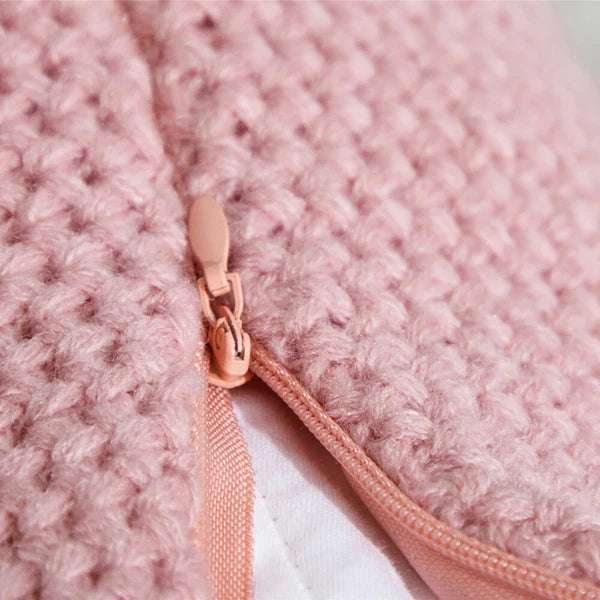 18'' Knitted Pillowcase Buttons Sofa Bed Throw Waist Cushion Covers Home Decor