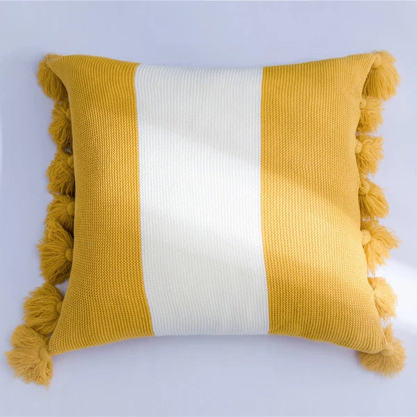 Knitted Throw Pillowcase Sofa Office Waist Cushion Soft Pillow Cover Home Decor