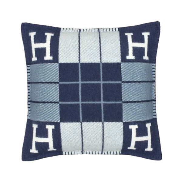 Cashmere Throw Pillow Wool Plaid Soft Warm Shawl Sofa Bedding Cushion Gift New