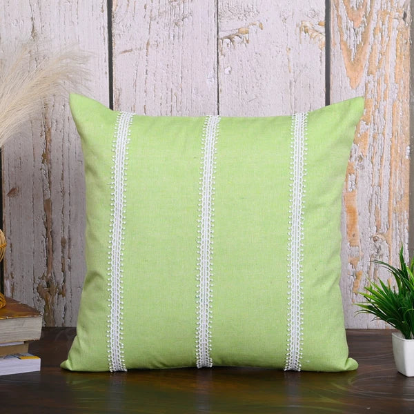 Cotton Pillow Cover Cushion Case Home Sofa Couch Bed Decor Square Covers Set 5