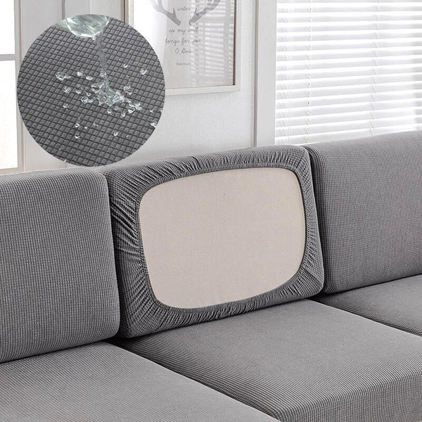 Waterproof Jacquard Sofa Cushion Cover Slipcover For Backrest Stretch Seat Cover