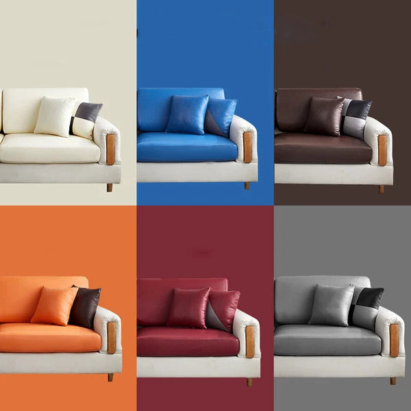 1 2 3 4 Seater PU Leather Sofa Cushion Cover Waterproof Sofa Couch Seat Cover
