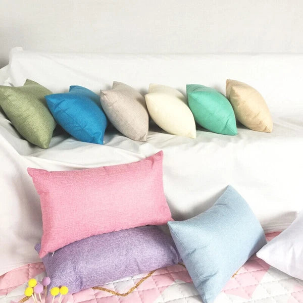 1pc Pillow Case Sofa Car Waist Throw Cushion Cover Christmas Home Decor 23 Color