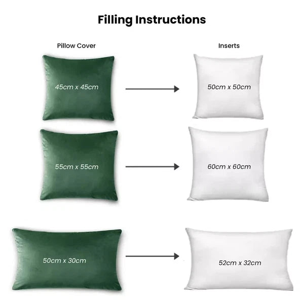 Velvet Cushion Covers Square Sofa Pillow Cases Pack of 4, 3, 2  Bed Sofa Decor
