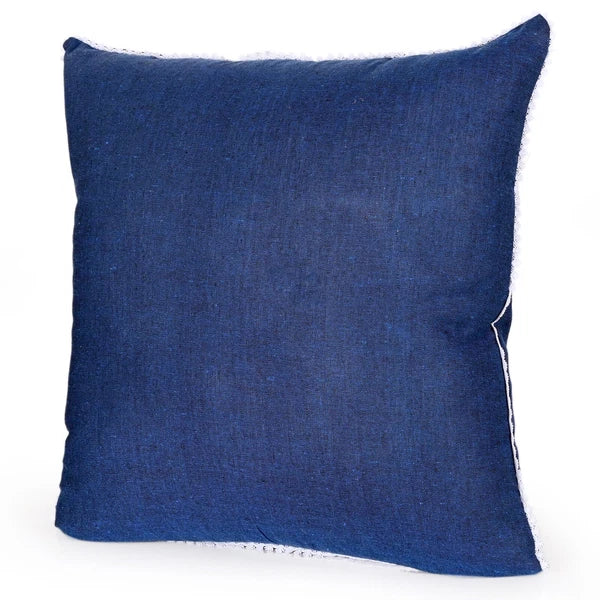 Cotton Cushion Cover Home Sofa Decor Throw Pillow Case Covers Solid with Lace