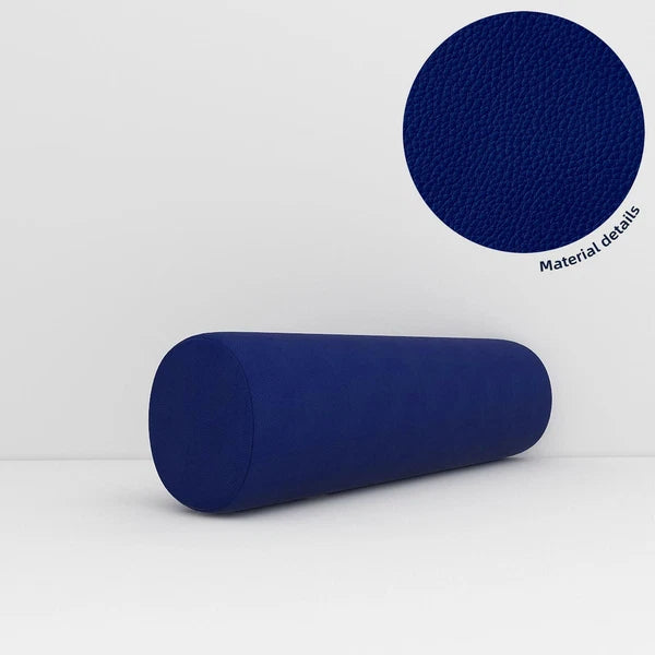 Pb016 Cushion Cover*Deep Blue*Faux Leather synthetic Litchi Skin Box Sofa Seat