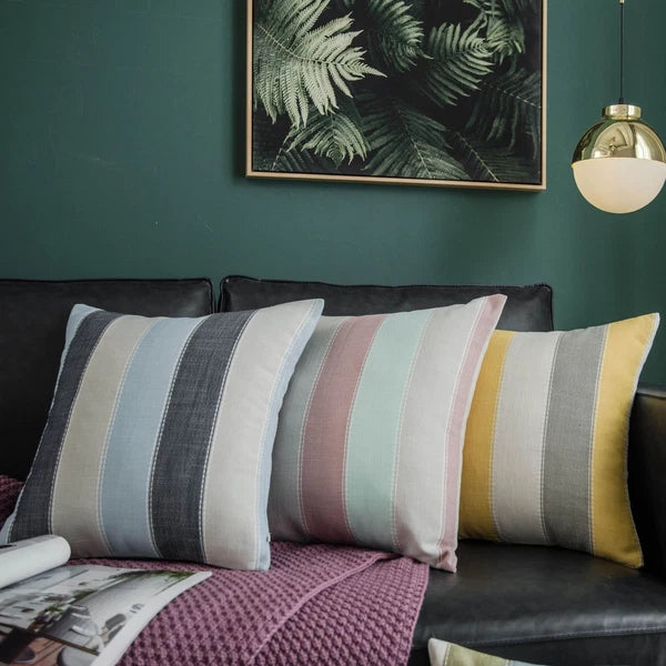 1pc Stripe Sofa Throw Cushion Covers Pillowcase Square Bed Car Pillow Case Decor