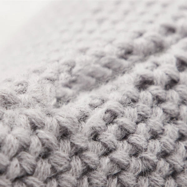 18'' Knitted Pillowcase Buttons Sofa Bed Throw Waist Cushion Covers Home Decor